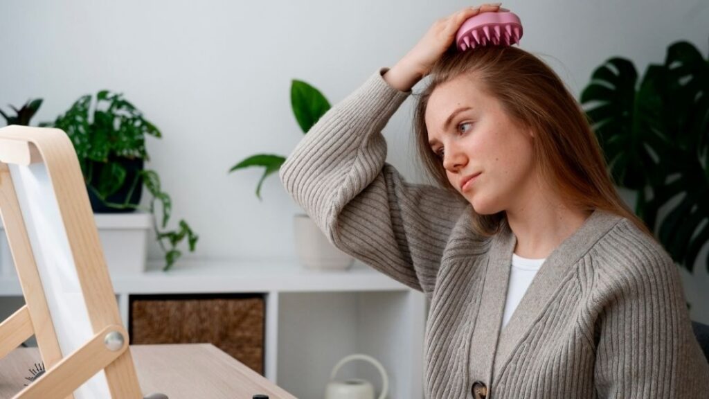Washing damaged hair 