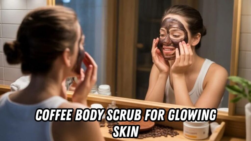 coffee body scrub for glowing skin