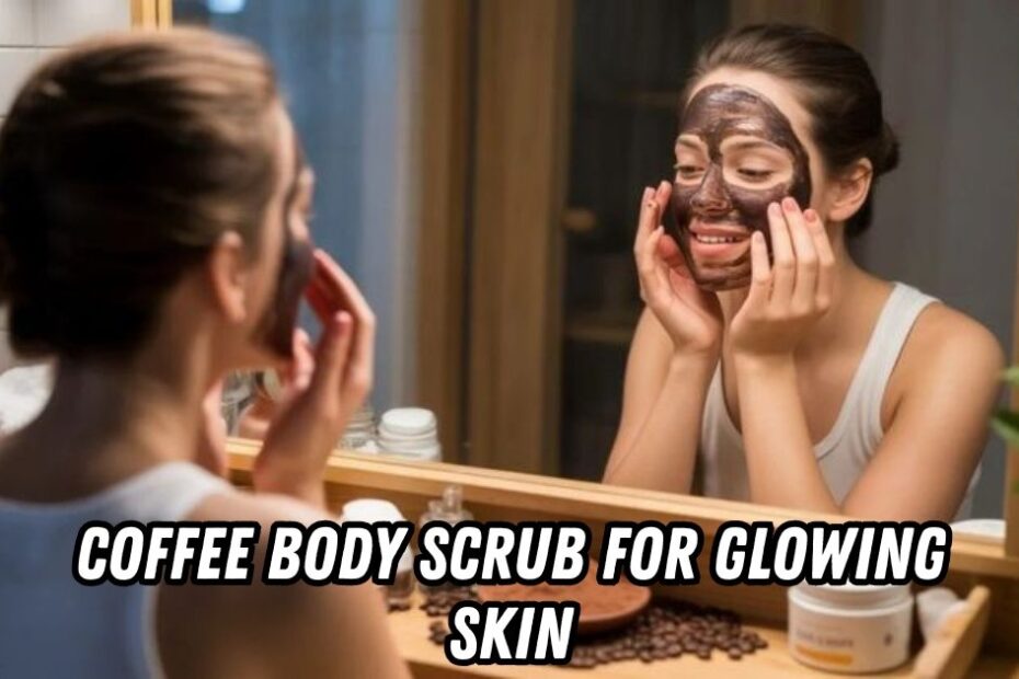 coffee body scrub for glowing skin