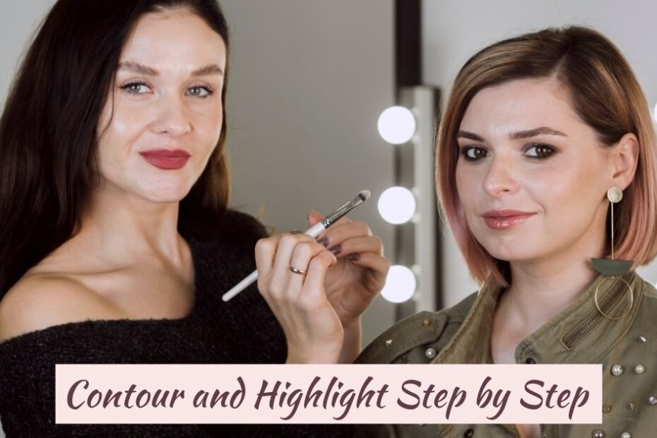 how to contour and highlight step by step