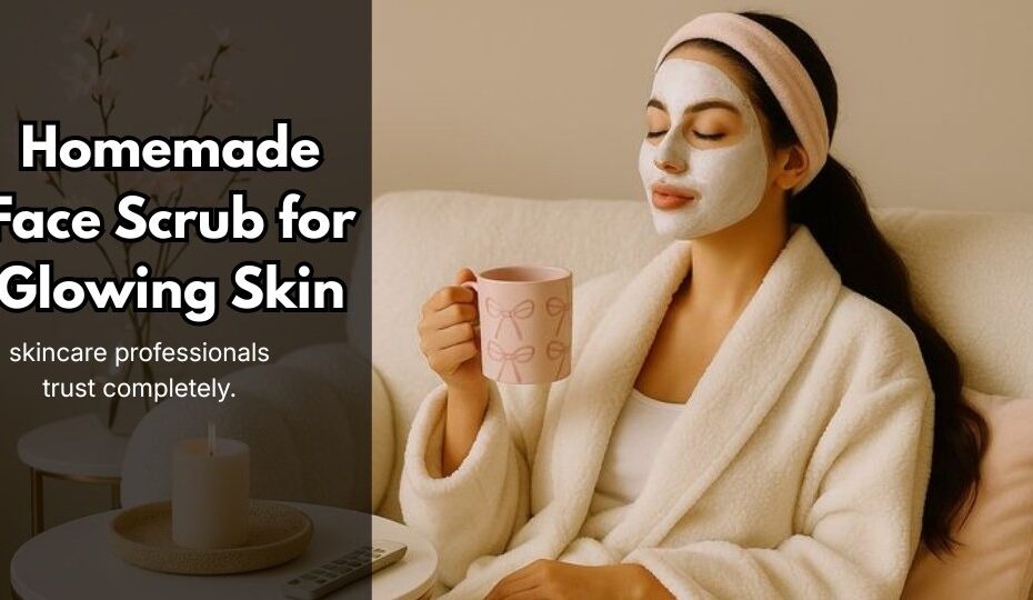 Homemade Face Scrub for Glowing Skin