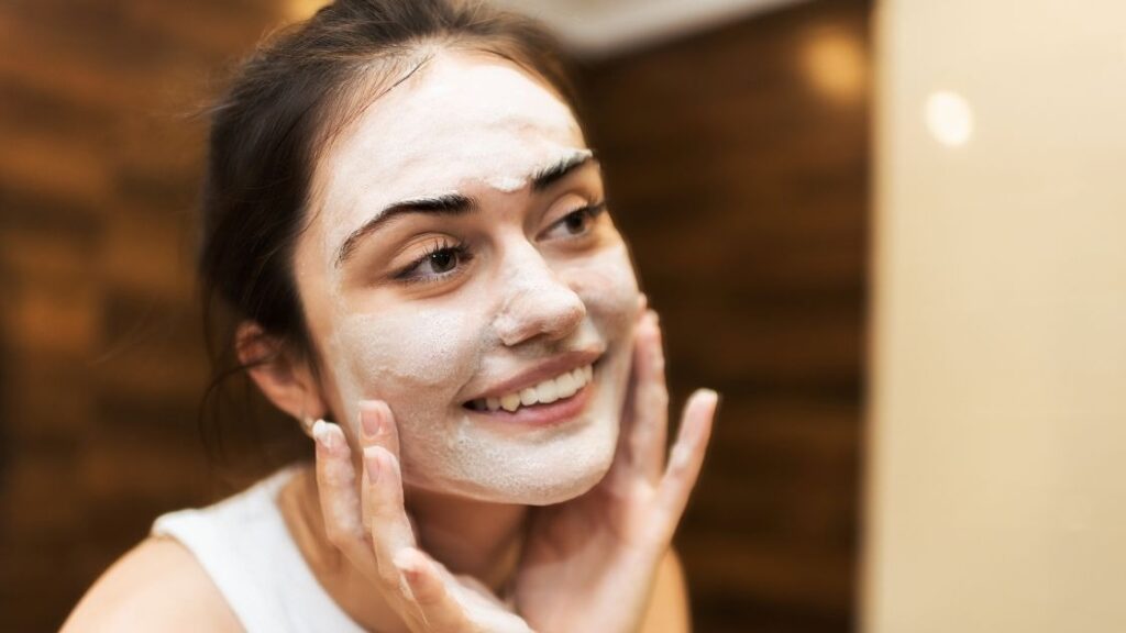 Rice Flour and Milk Scrub