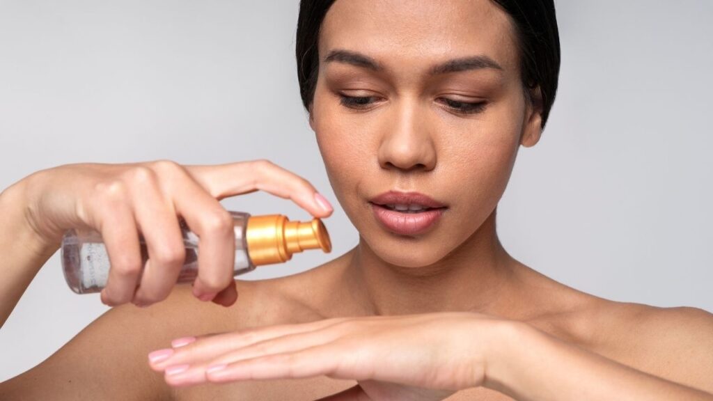 Body Glow Oil for Dark Skin