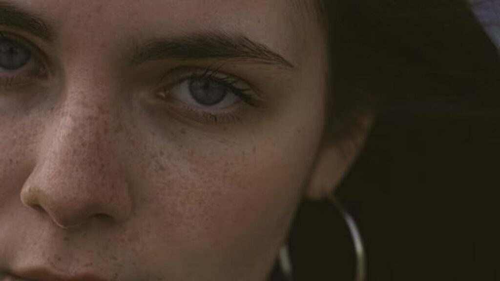 Deeper or older pigmentation