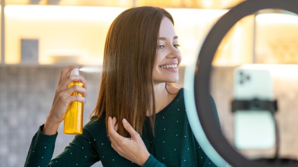 UV protective hair mist