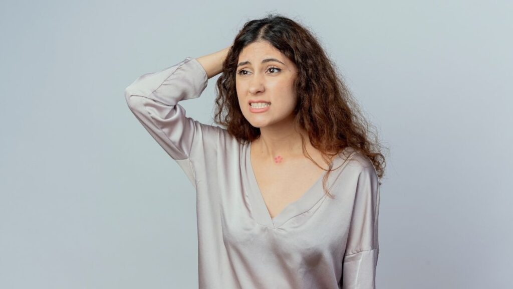 Thyroid-damaged hair 